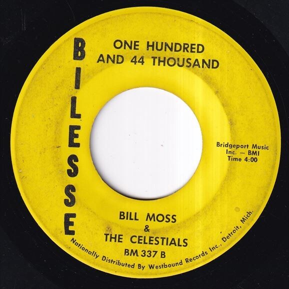 Bill Moss & The Celestials - Everything Is Going TOBe Alright / One Hundred And 44 Thousand (B) O028の画像2