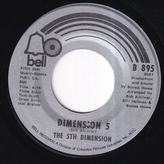 The 5th Dimension - Save The Country / Dimension 5 (A) N610の画像1