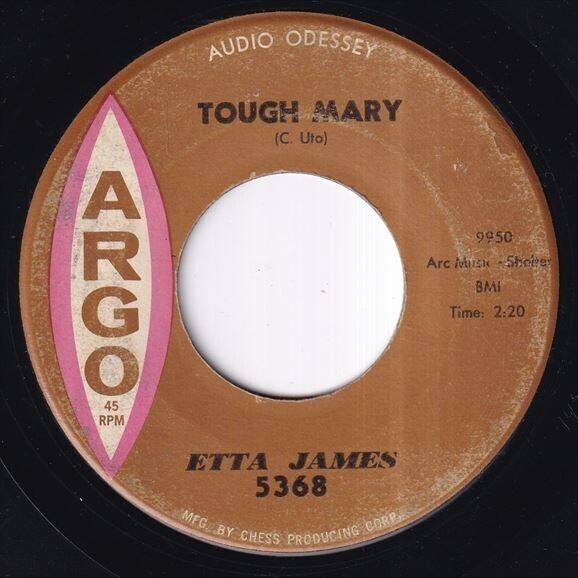 Etta James - My Dearest Darling / Tough Mary (B) SF-O032_7インチ大量入荷しました。