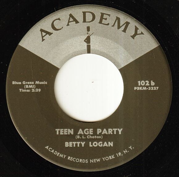 Betty Logan - Are You Sure / Teen Age Party (A) RP-Q130の画像2