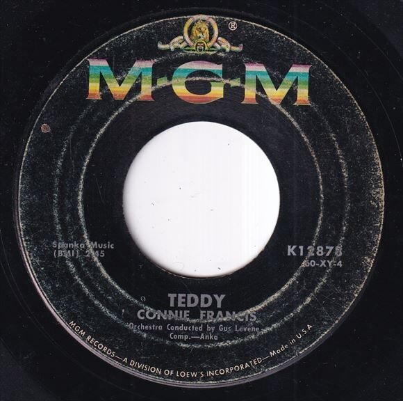 Connie Francis - Mama / Teddy (C) OL-P664_画像1