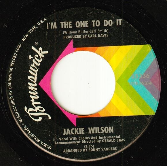 Jackie Wilson - (Your Love Keeps Lifting Me) Higher And Higher / I'm The One To Do It (A) SF-P396の画像1