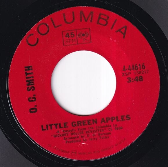 O. C. Smith - Little Green Apples / Long Black Limousine (A) SF-P013_画像2