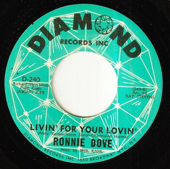 Ronnie Dove - In Some Time / Livin' For Your Lovin' (A) RP-P051の画像2
