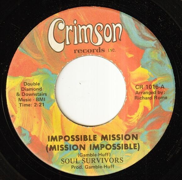 Soul Survivors - Impossible Mission (Mission Impossible) / Poor Man's Dream (A) SF-Q159_画像2