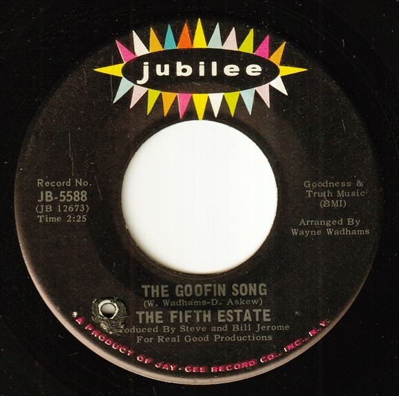 The Fifth Estate - The Goofin Song / Lost Generation (A) RP-Q190_画像1