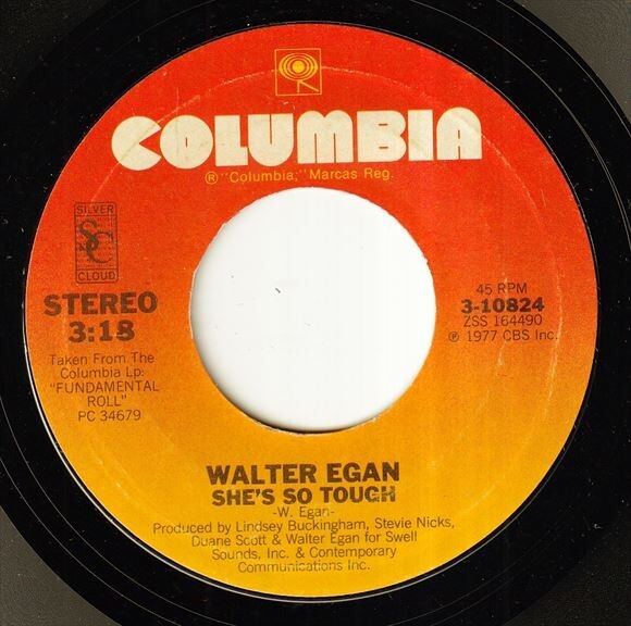 Walter Egan - Hot Summer Nights / She's So Tough (A) RP-Q145_画像2