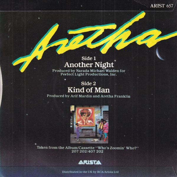 Aretha Franklin - Another Night / Kind Of Man (A) O141の画像2