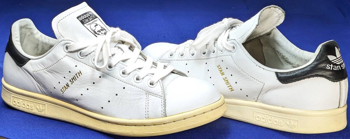 【美品・USED/復刻版/本革天然皮革（プレミアムレザー）/正規店購入】adidas ORIGINALS STAN SMITH スポーツシューズ  サイズ＝27.0ｃｍの画像3