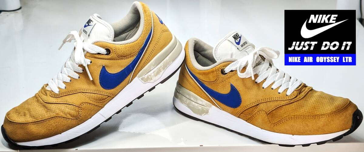 【美品・USED/復刻版/本革天然皮革（オールスエード）/正規店購入】NIKE AIR ODYSSEY LTR スポーツシューズ    サイズ＝27.0ｃｍの画像1