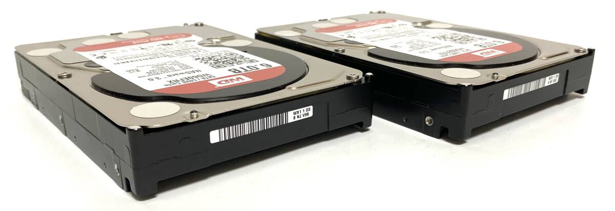 ★Western Digital WD Red 6TB x 2台（計12TB) 3.5インチ 内蔵HDD WD60EFAX ウエスタンデジタル ハードディスクドライブ I240425の画像6
