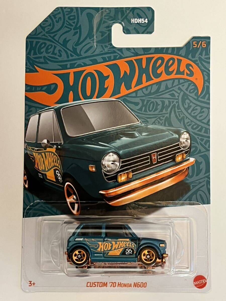 HW 2024 PEARL & CHROME CUSTOM ‘70 HONDA N600 ホンダ パール&クローム ホットウィールの画像1