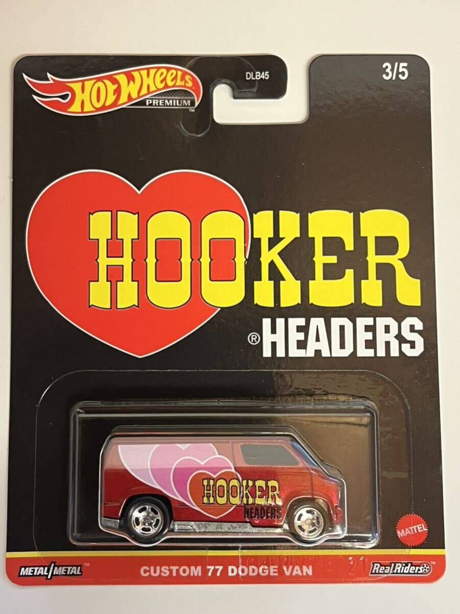 HW CUSTOM 77 DODGE VAN カスタム　ダッジバン　HOOKER　ホットウィール_画像1