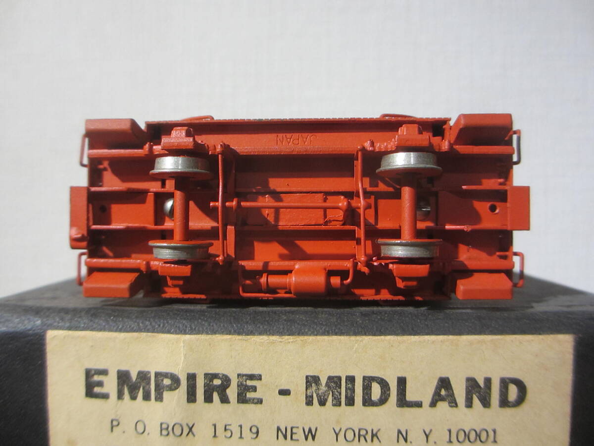 米国：D&RGW 貨車 ”Standra Caboose Car 1883”HOn3(10.5mm)　EMPIRE-MIDLAND製品：真鍮製メーカー完成品　未使用品：程度良品