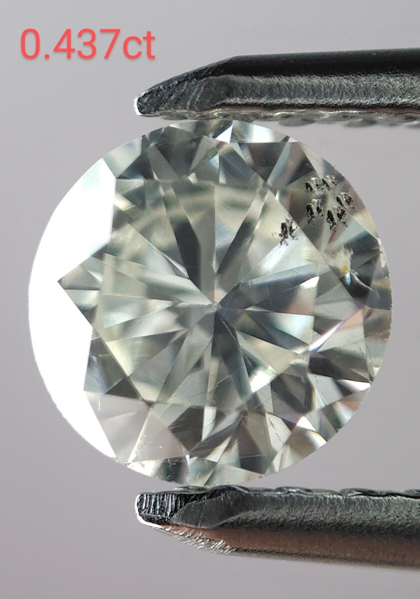 [6/1( earth )] natural diamond loose 0.437ct. another CGLIA4408wt[0.4ct]