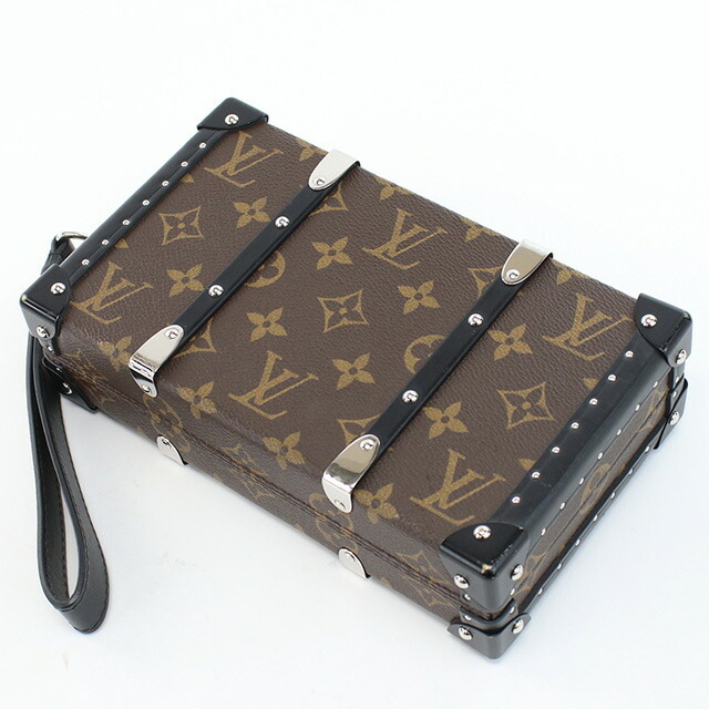 中古 ルイヴィトン クラッチバッグ メンズ ブランド LOUIS VUITTON モノグラムマカサー ウォレット トランク PVC M20250_画像5