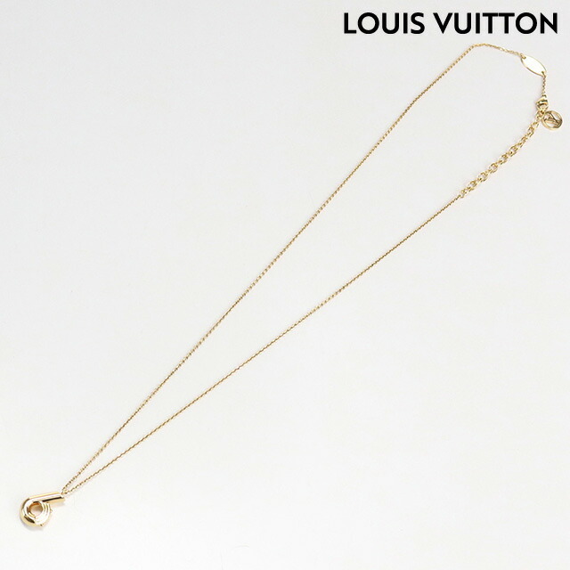  б/у Louis Vuitton колье женский бренд LOUIS VUITTON LV&ME b metal M00073 Gold 