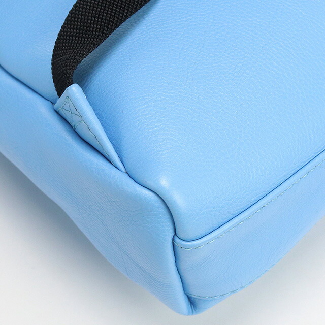  б/у Balenciaga рюкзак женский бренд BALENCIAGA soft рюкзак XXS кожа 580026 голубой 