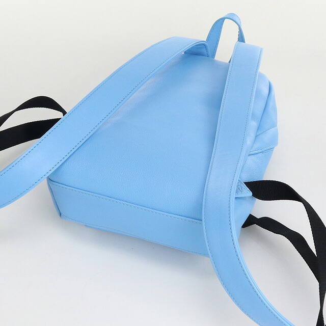  б/у Balenciaga рюкзак женский бренд BALENCIAGA soft рюкзак XXS кожа 580026 голубой 
