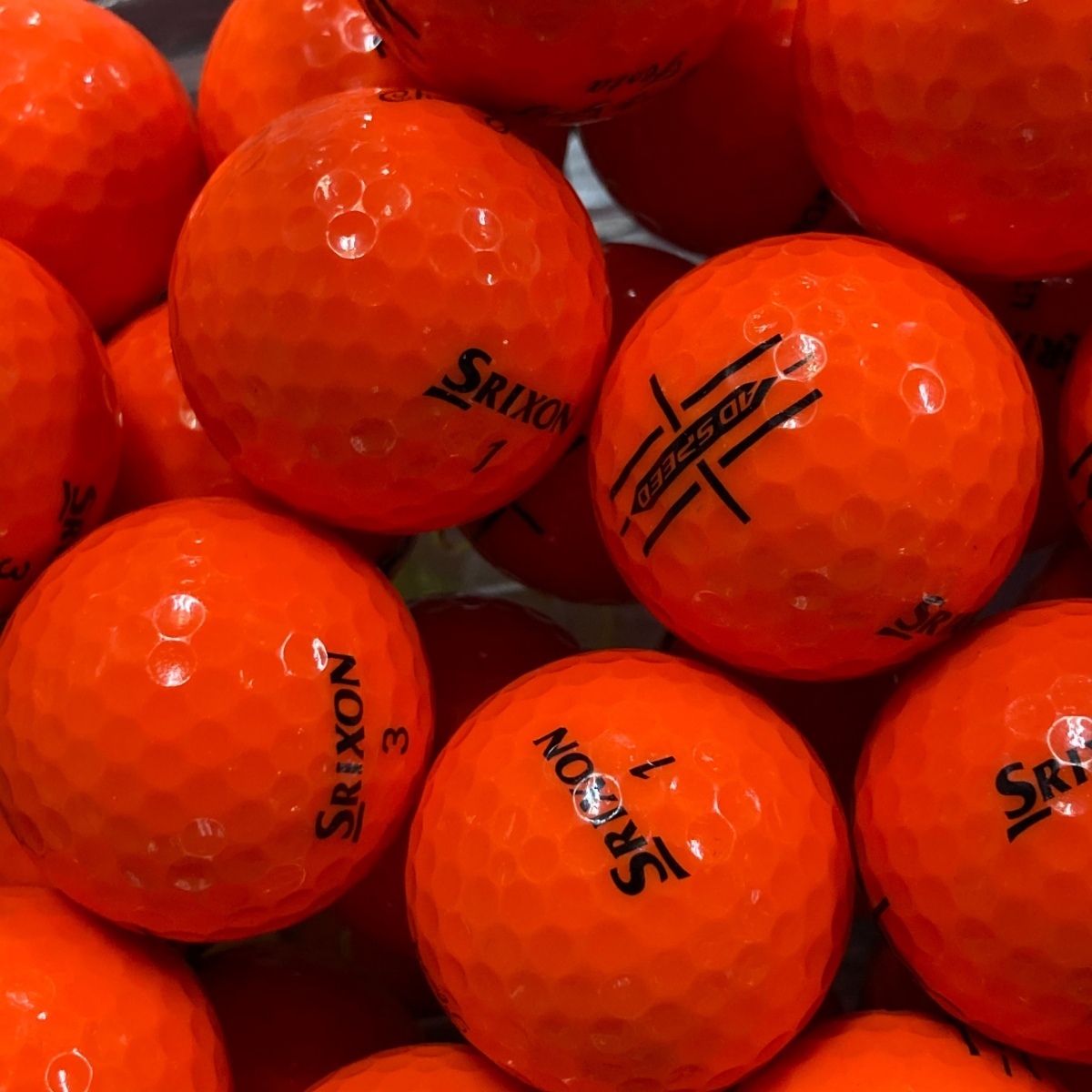 ロストボール スリクソン AD SPEED オレンジ 20個 ABランク 中古 ゴルフボール ロスト SRIXON エコボールの画像2