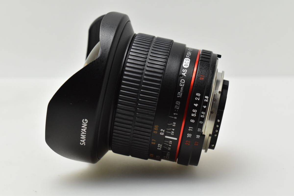 【B品】SAMYANG ニコン NIKON 12mm F2.8 ED AS FISH-EYE［000216210］_画像3