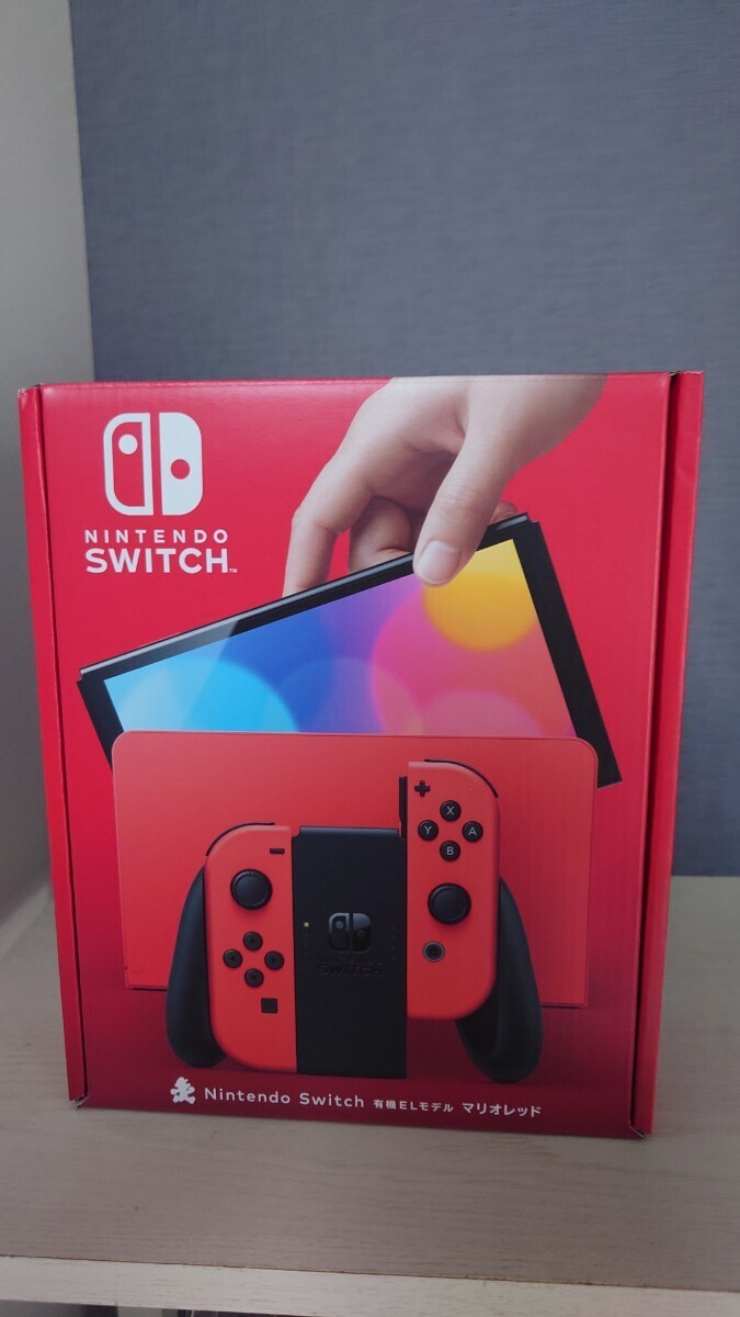 任天堂 Nintendo Switch ニンテンドースイッチ Joy-Con 本体 有機ELモデル 新型 未使用　マリオレッド 