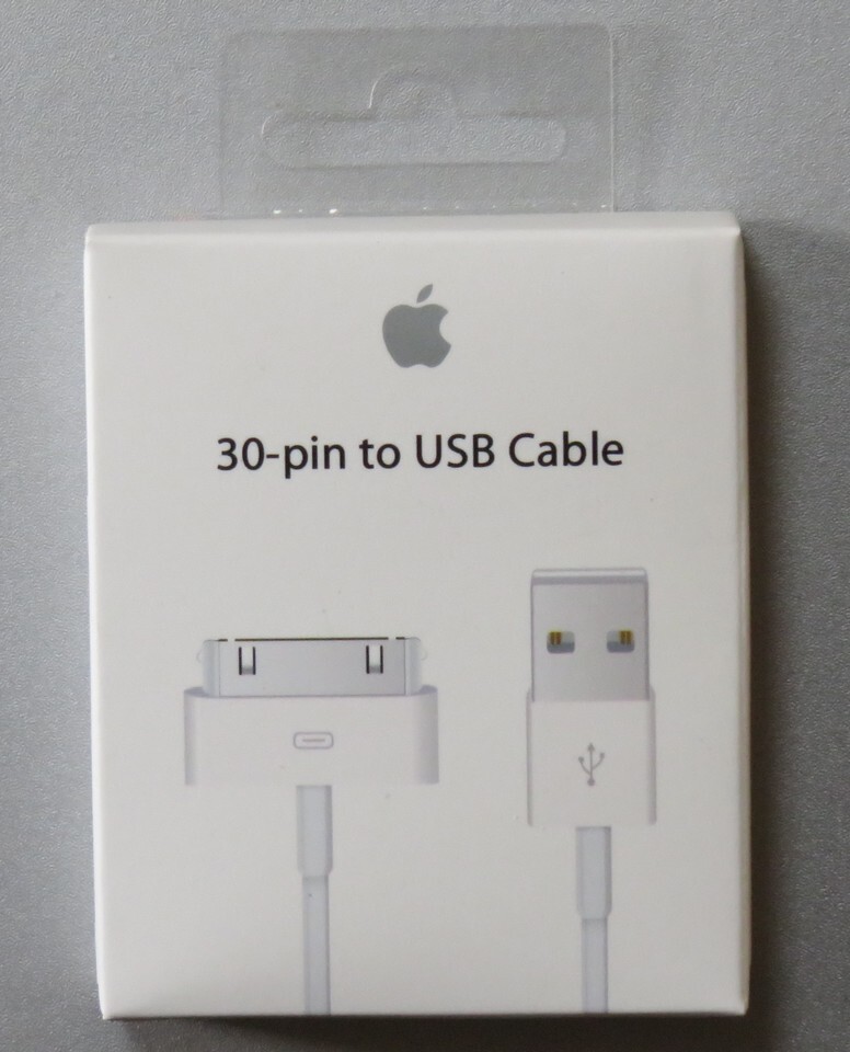 ★【未使用】Apple純正 アップル 30-pin to USB Cable「MA591FE/C」30ピン－USBケーブル ★の画像1