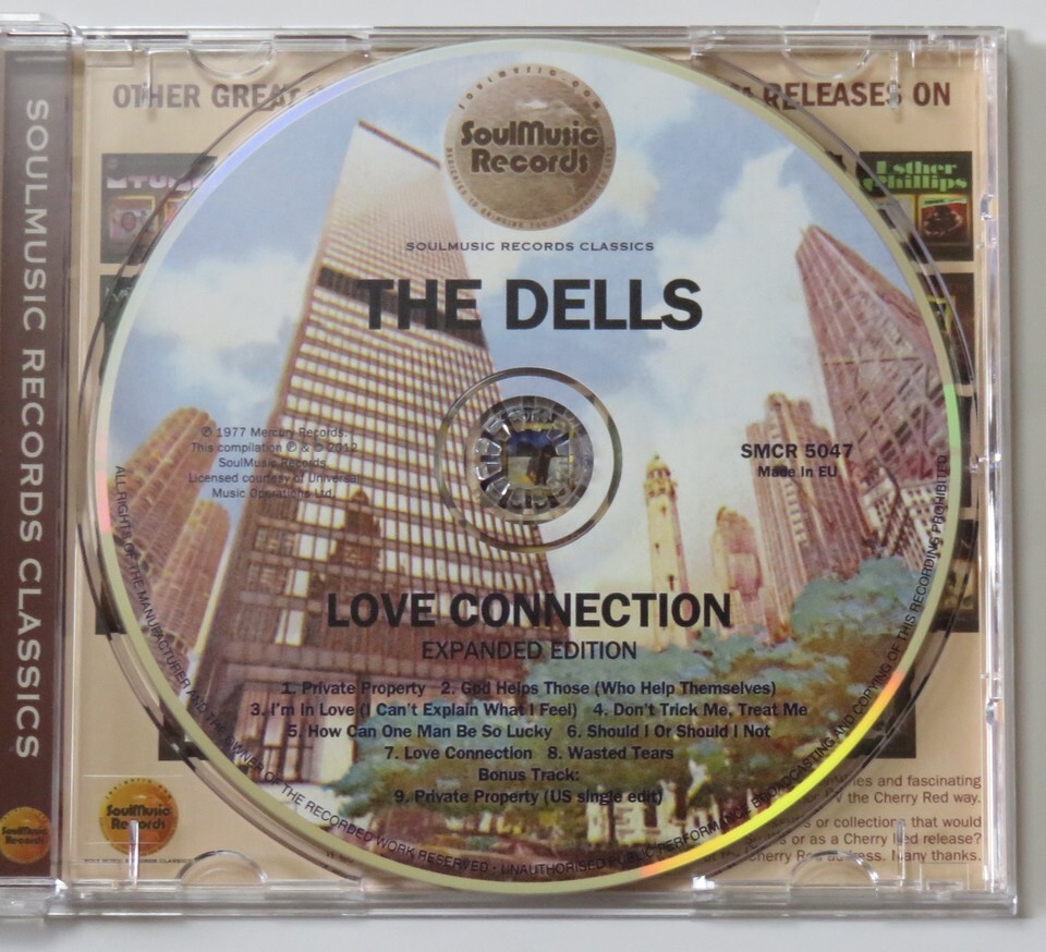 【美品】THE DELLS／LOVE CONNECION (EXPANDED EDITION) ザ・デルズ／ラヴ・コネクション Harris Machine Philly Soul '77年作品 輸入盤の画像4