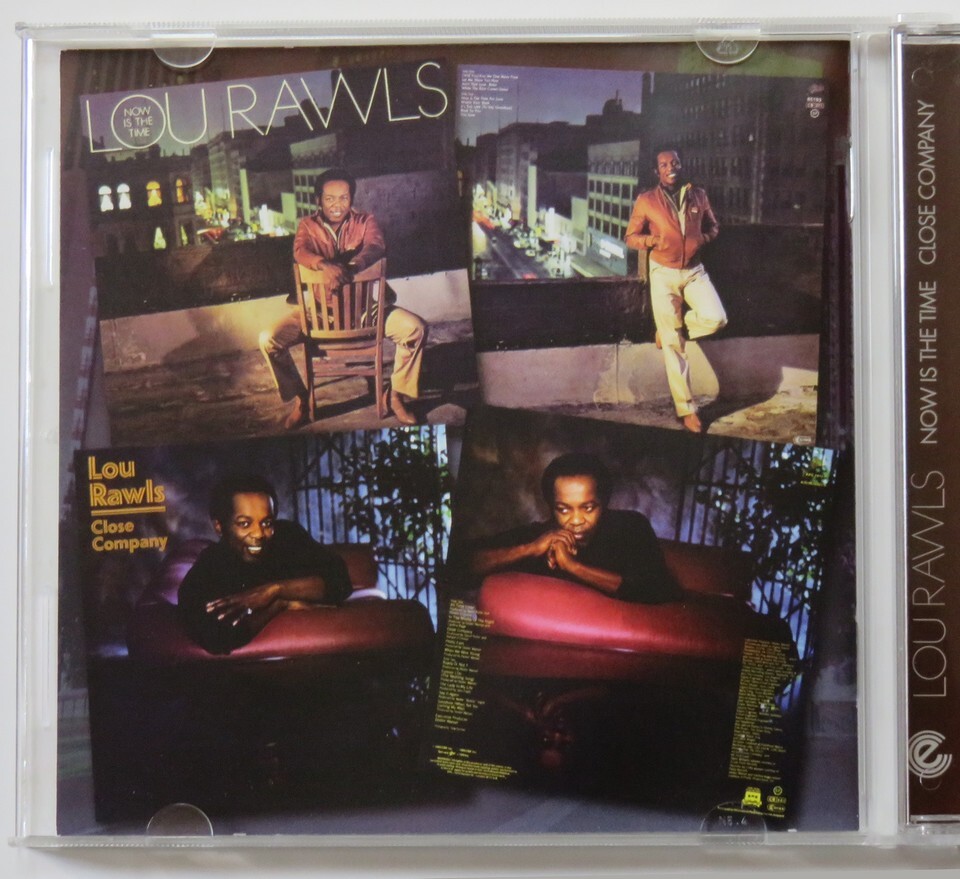 【美品】LOU RAWLS 2in1CD NOW IS THE TIME and CLOSE COMPANY ルー・ロウルズ 1982年及び1984年発表2作品のカップリング 輸入盤 廃盤_画像3