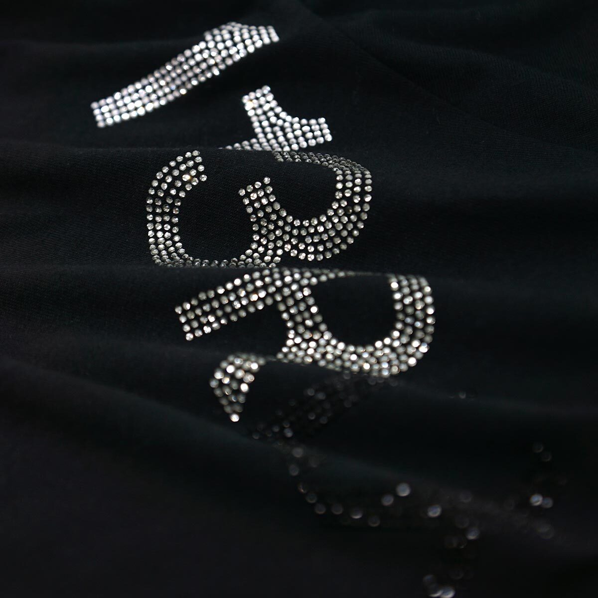 [新品]1PIU1UGUALE3 RELAX【XL】豪華ラインストーン 半袖 Tシャツ グラデーションロゴ 洗濯可能 ウノピゥウノウグァーレトレ【送料185円】の画像10