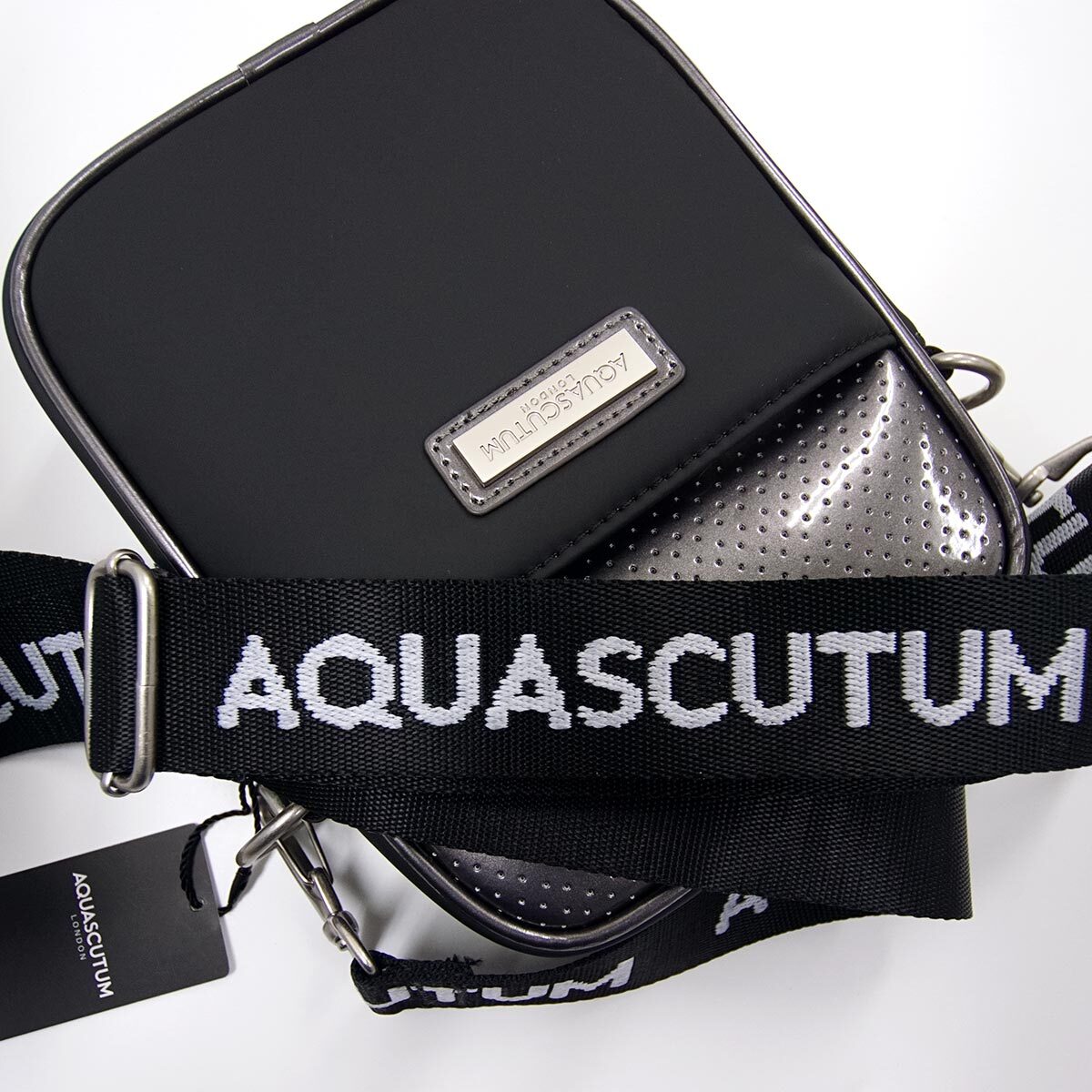 [ новый товар ] Aquascutum Golf sakoshu сумка сумка на плечо сумка шнур . бренд название ввод Logo plate есть легкий внутренний стандартный товар Aquascutum