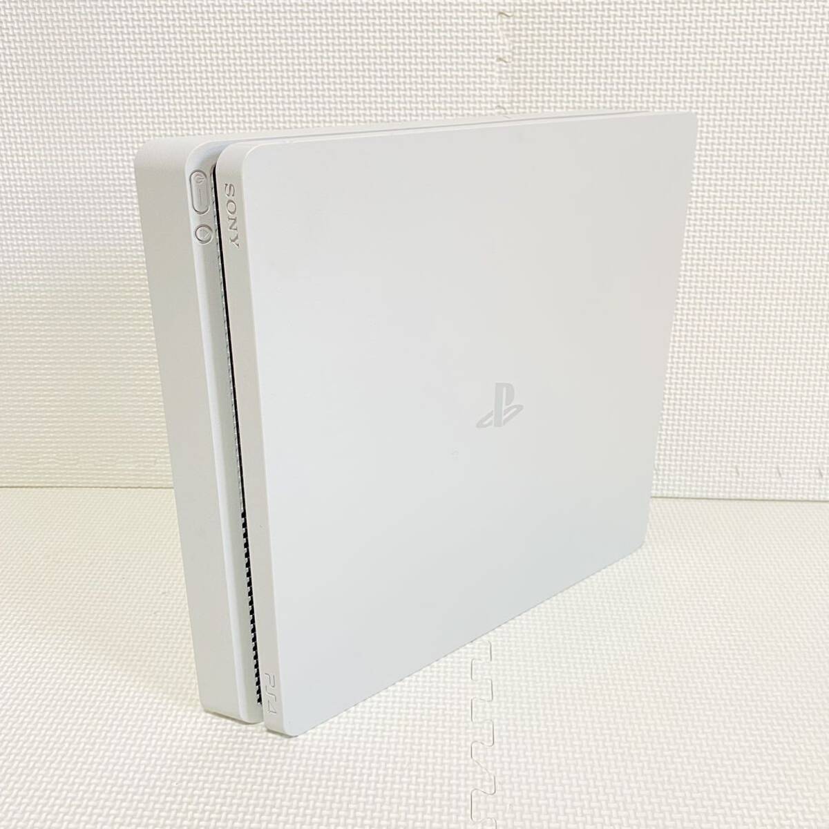 1円☆ PS4 500GB CUH-2200A FW:9.51 グレイシャーホワイト SONY プレステ4 slim 薄型 スリム 本体 PlayStation プレイステーションの画像1