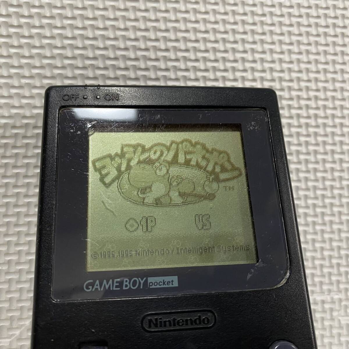 1円☆ ニンテンドー ゲームボーイポケット ブラック MGB-001 任天堂 Nintendo GAMEBOY pocket 黒 本体 ポケモン ゼルダの画像2