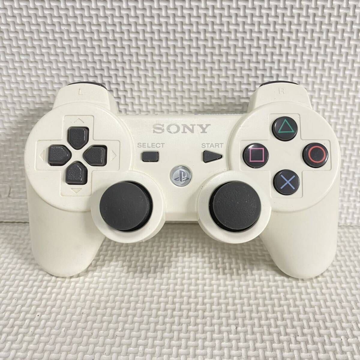 即決☆ PS3 ワイヤレスコントローラー クラシックホワイト 2個セット DUALSHOCK3 CECH-ZC2J A1 SONY プレステ3 デュアルショック WHITE 1_画像2