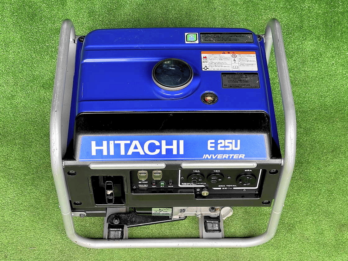  HITACHI　ガソリンエンジン発電機　E25U　インバータータイプ　出力2.5kVA　_画像5