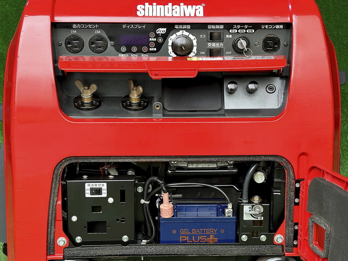 SHINDAIWA EGW190M-I エンジン溶接機&インバーター発電機 224.3時間