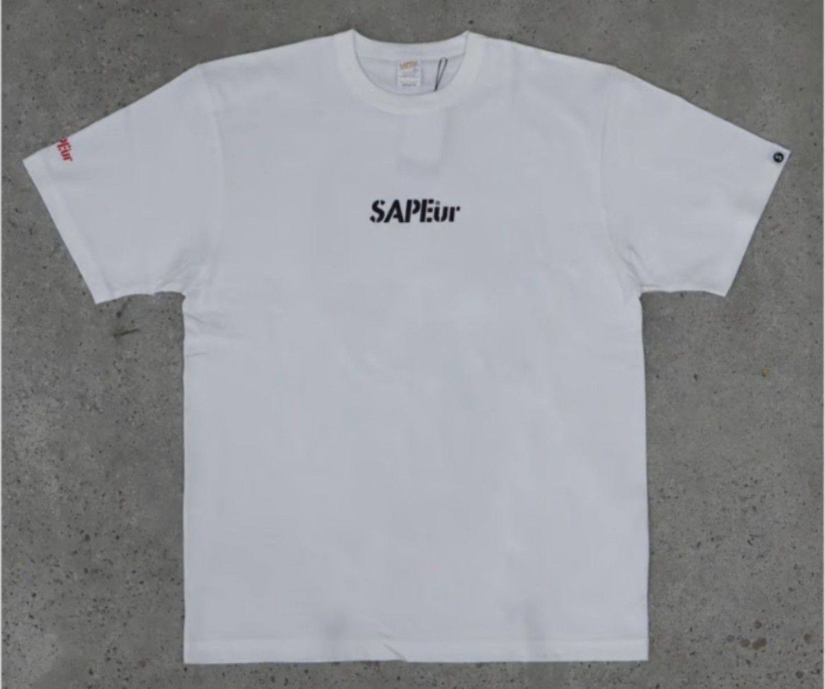 XXL【新品未使用】サプール SAPEur LOCKER CARPET HEAD S/S TEE Tシャツ ロッドマン ホワイト