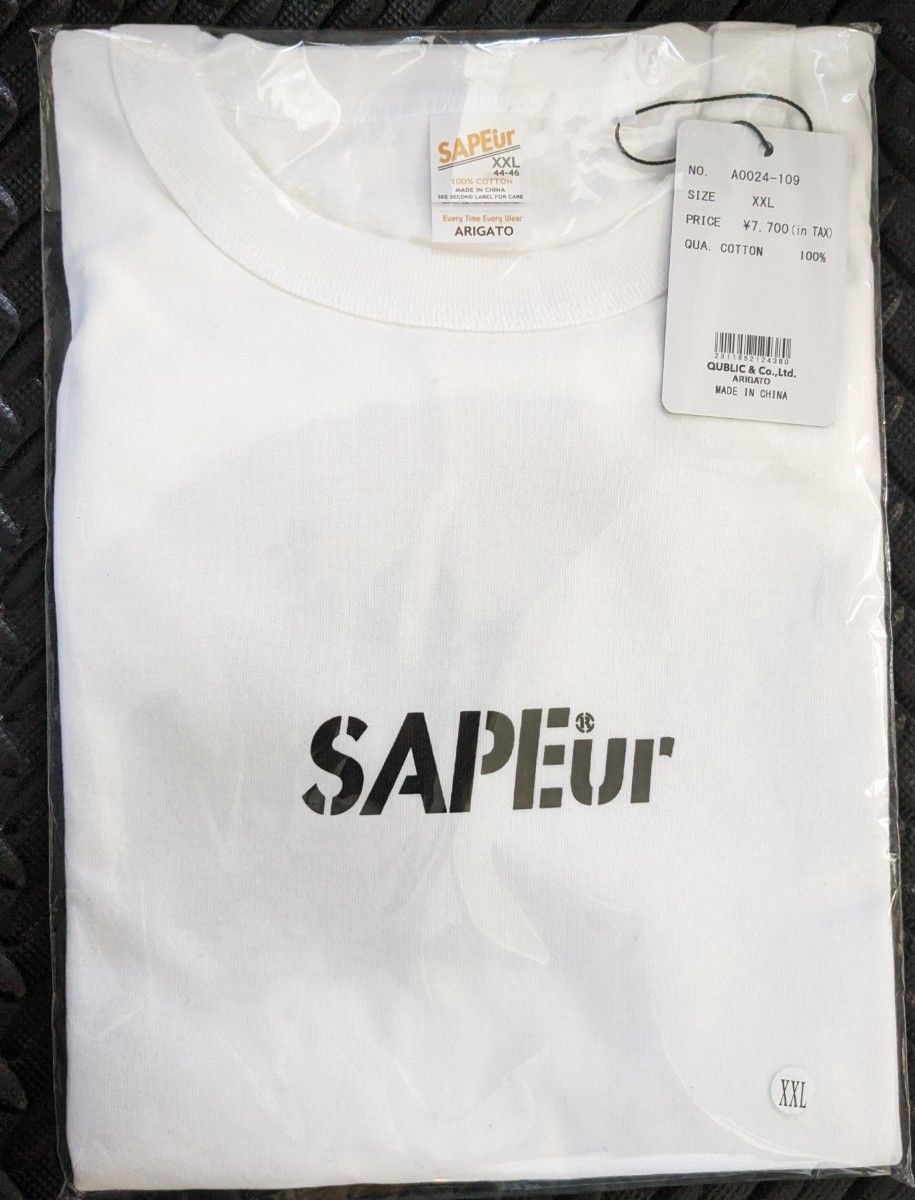 XXL【新品未使用】サプール SAPEur LOCKER CARPET HEAD S/S TEE Tシャツ ロッドマン ホワイト