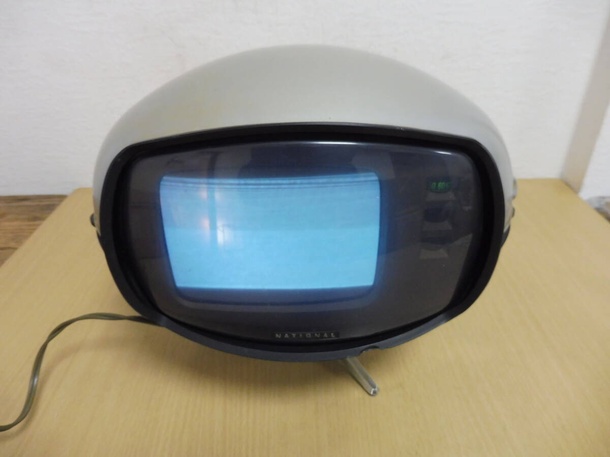 「6041/T3A」National ナショナル POPMECA TR-603A 6インチ トランジスタテレビ スペースエイジ TRANSISTOR TV 当時物 昭和レトロ 希少の画像1