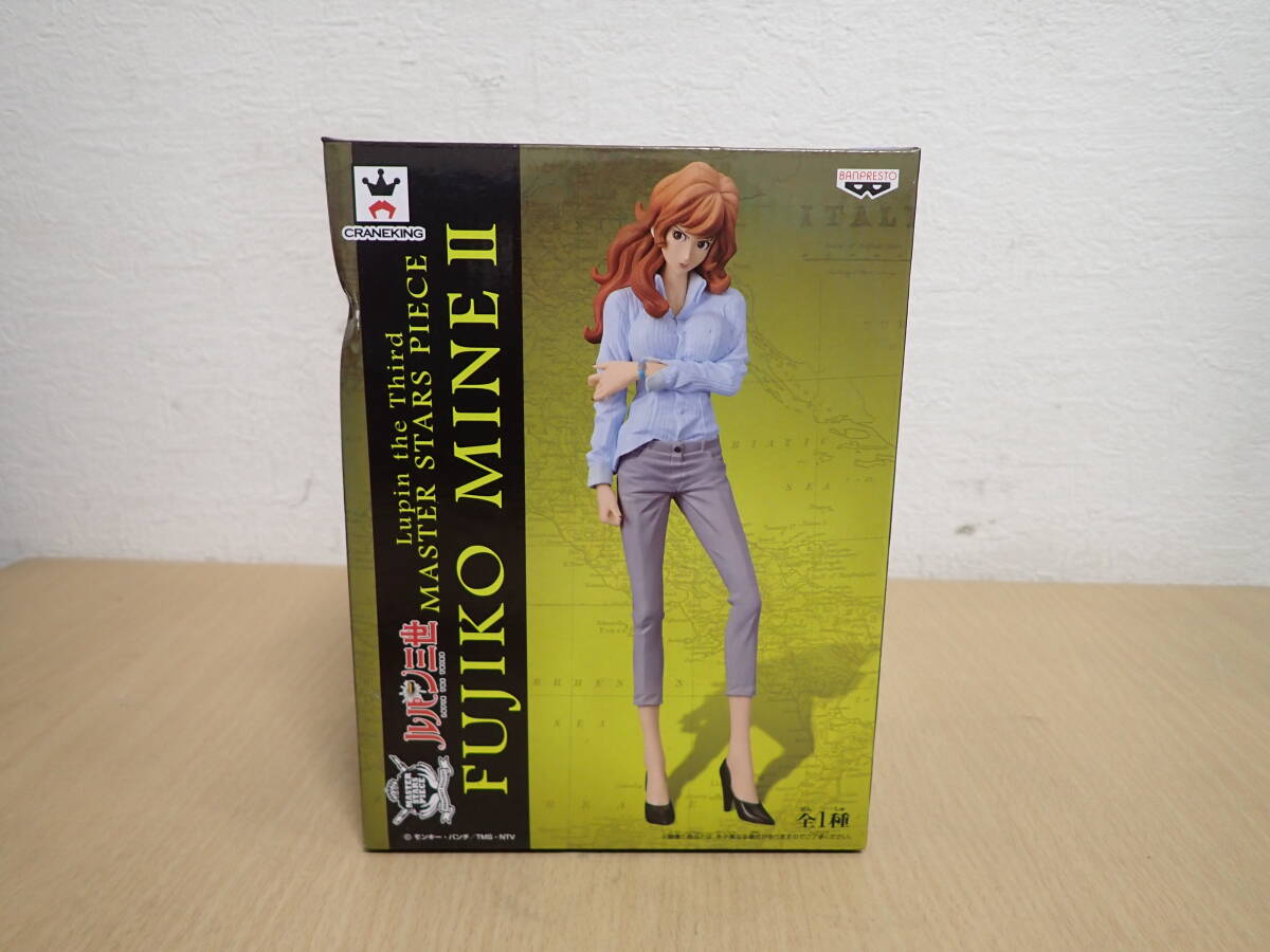 「604151/S4C」F. ルパン三世 峰不二子 FUJIKO MINE Ⅱ MASTER STARS PIECE フィギュア オープニングシーン バンプレスト 元箱の画像1