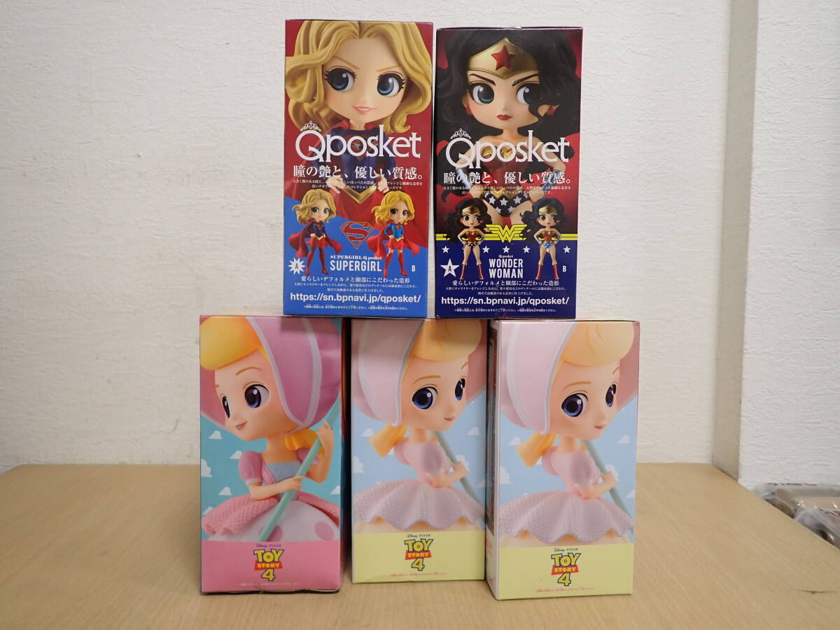 「6043/S4D」まとめて5点 Q posket Qposket フィギュア スーパーガール SUPERGIRL WONDER WOMAN ピクサー Bo Peep トイストーリー4 元箱の画像2