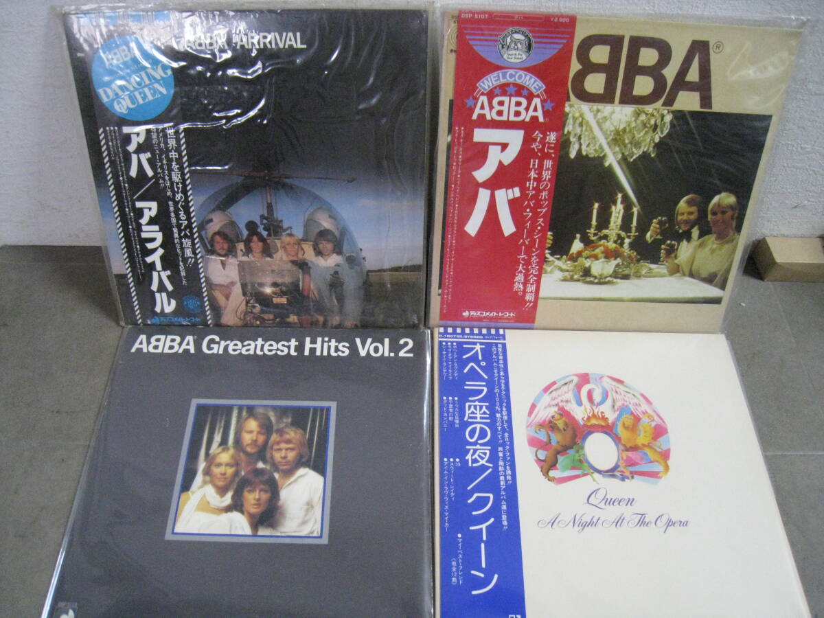 「6044/I7C」LPレコード まとめ売り 見本品含 ROCK POPS ロック アバ ABBA QUEEN オリビアニュートンジョン サマンサ フォックス 他