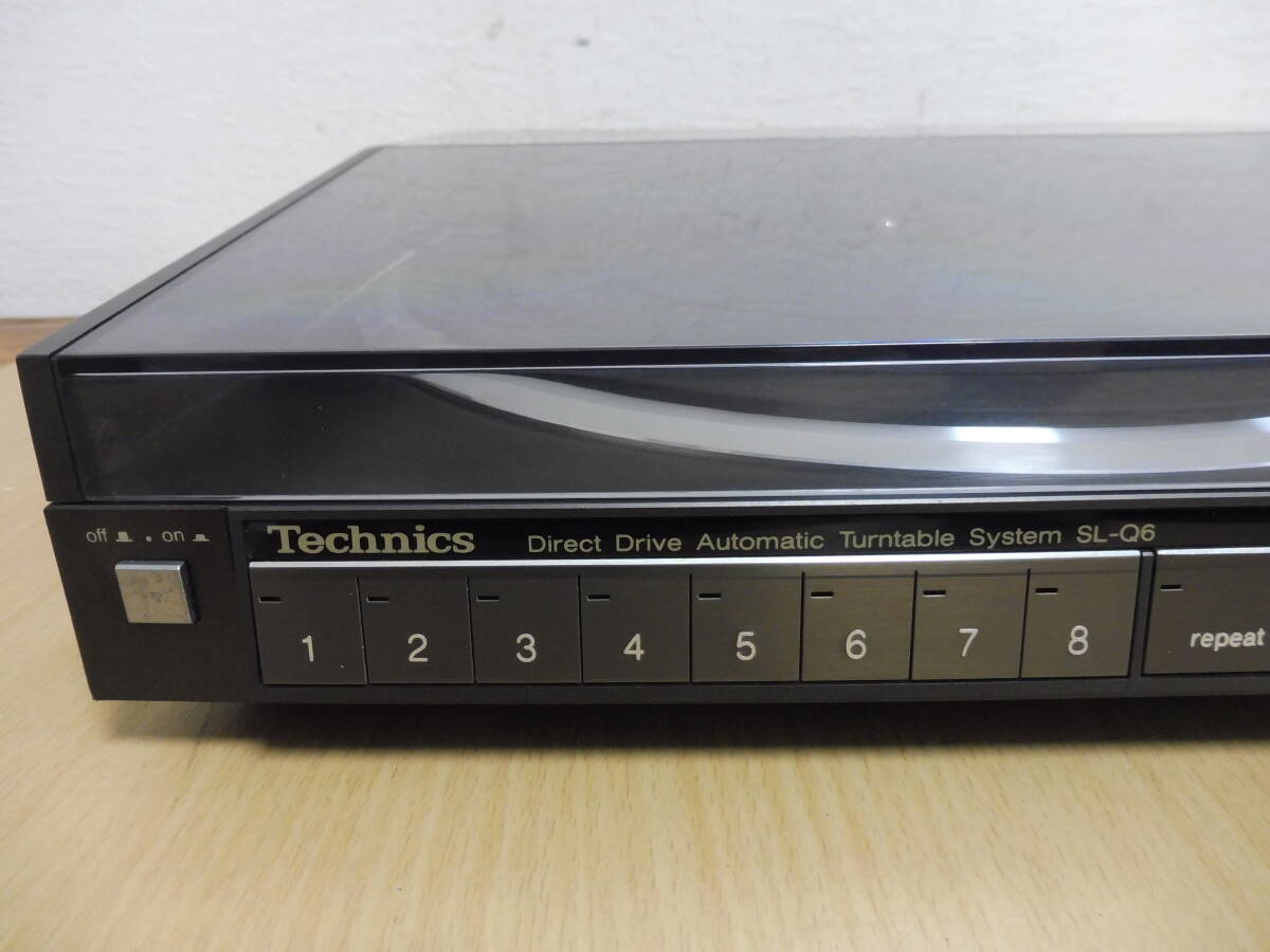 「6044/T3B」Technics テクニクス SL-Q6 ターンテーブル アナログ レコードプレイヤー オーディオ機器 ジャンク 中古 現状品 本体のみの画像5