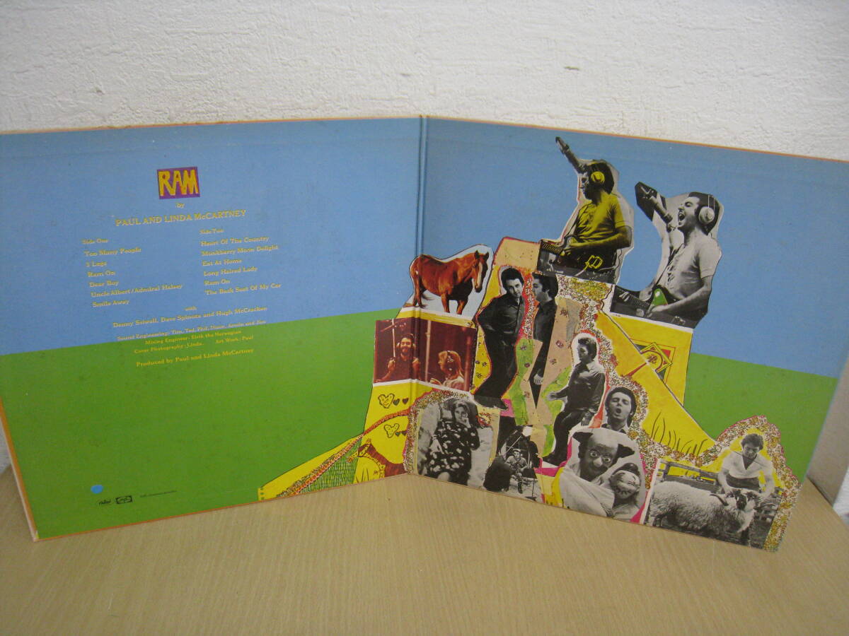 「6044/I7C」LPレコード　PAUL McCARTNEY ポールマッカートニー RAM ラム EPS-80232 BEATLES ビートルズ McCARTNEY