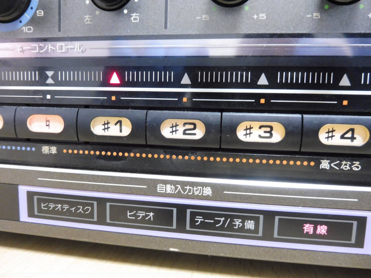 「6044/T3B」PIONEER パイオニア SA-V20Ⅱ オーディオ機器 カラオケ STEREO カラオケアンプ 中古 現状品 通電確認済の画像3