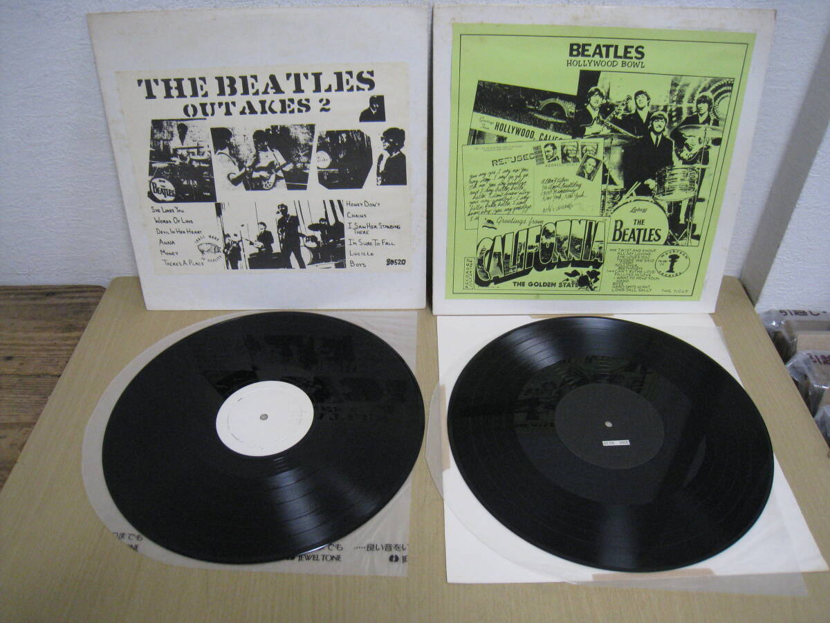 「6044/I7C」LPレコード まとめて3枚 OUTAKES 2 BEATLES VANCOUVER 1964 HOLLYWOOD BOWL ビートルズ ポールマッカートニー ジョンレノンの画像6