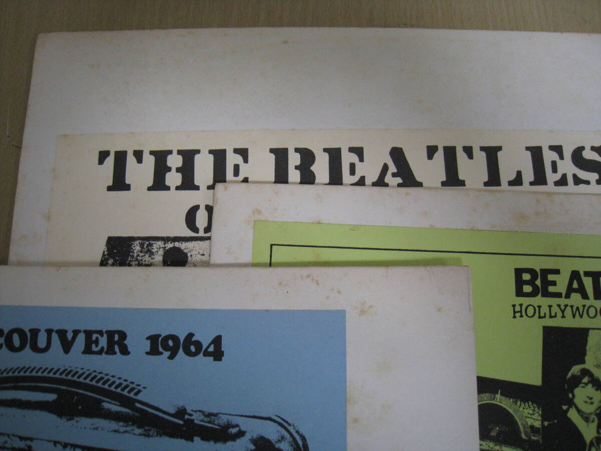 「6044/I7C」LPレコード まとめて3枚 OUTAKES 2 BEATLES VANCOUVER 1964 HOLLYWOOD BOWL ビートルズ ポールマッカートニー ジョンレノンの画像9