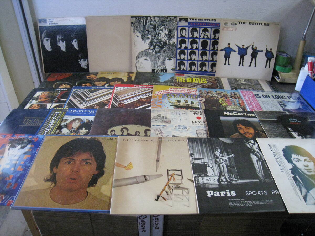 「6044/I7C」LPレコード BEATLES まとめて27枚 ビートルズ John Lennon Paul McCartney Help Let It Be 他　洋楽 現状品_画像1