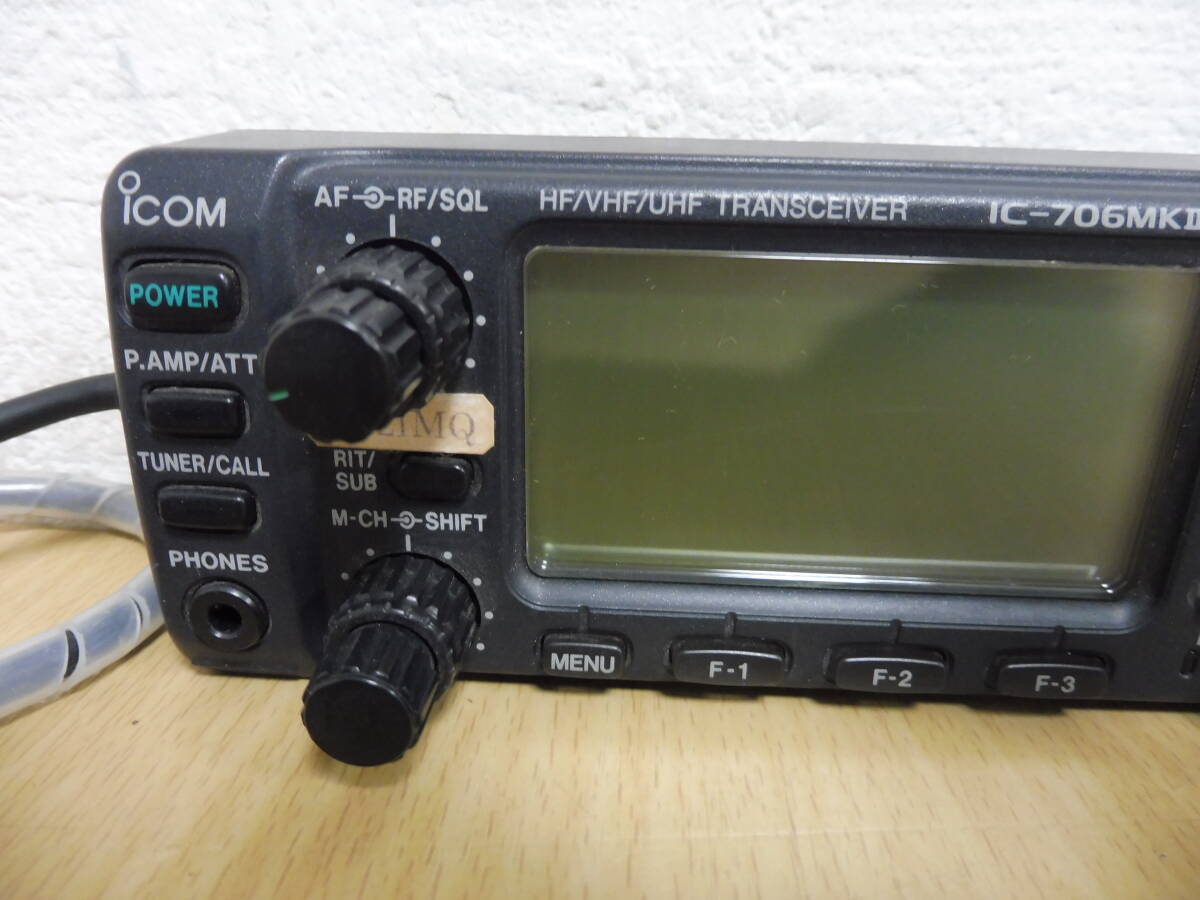 [6044/T3C]ICOM Icom IC-706MKⅡG передняя панель беспроводной приемопередатчик б/у текущее состояние товар 