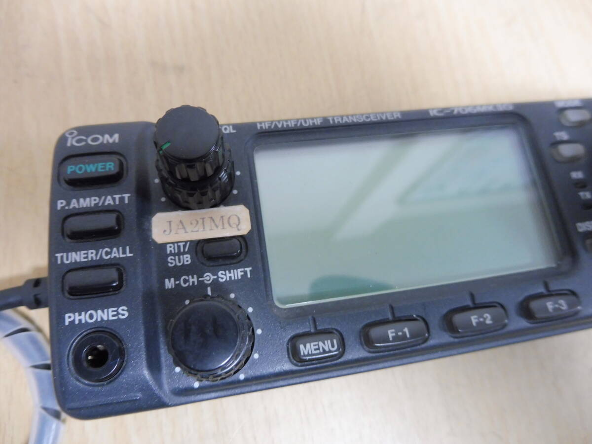 [6044/T3C]ICOM Icom IC-706MKⅡG передняя панель беспроводной приемопередатчик б/у текущее состояние товар 